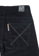 Lade das Bild in den Galerie-Viewer, Homeboy X-TRA BAGGY CORD SHORTS BLACK