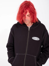 Lade das Bild in den Galerie-Viewer, Volcom - WORKARD ZIP KAPUZENPULLOVER - BLACK