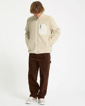 Lade das Bild in den Galerie-Viewer, Muzzer Fuzzar Zip Sherpa Sweatshirt - Stone