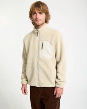 Lade das Bild in den Galerie-Viewer, Muzzer Fuzzar Zip Sherpa Sweatshirt - Stone