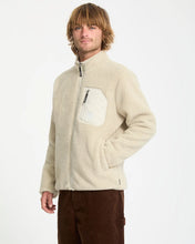 Lade das Bild in den Galerie-Viewer, Muzzer Fuzzar Zip Sherpa Sweatshirt - Stone