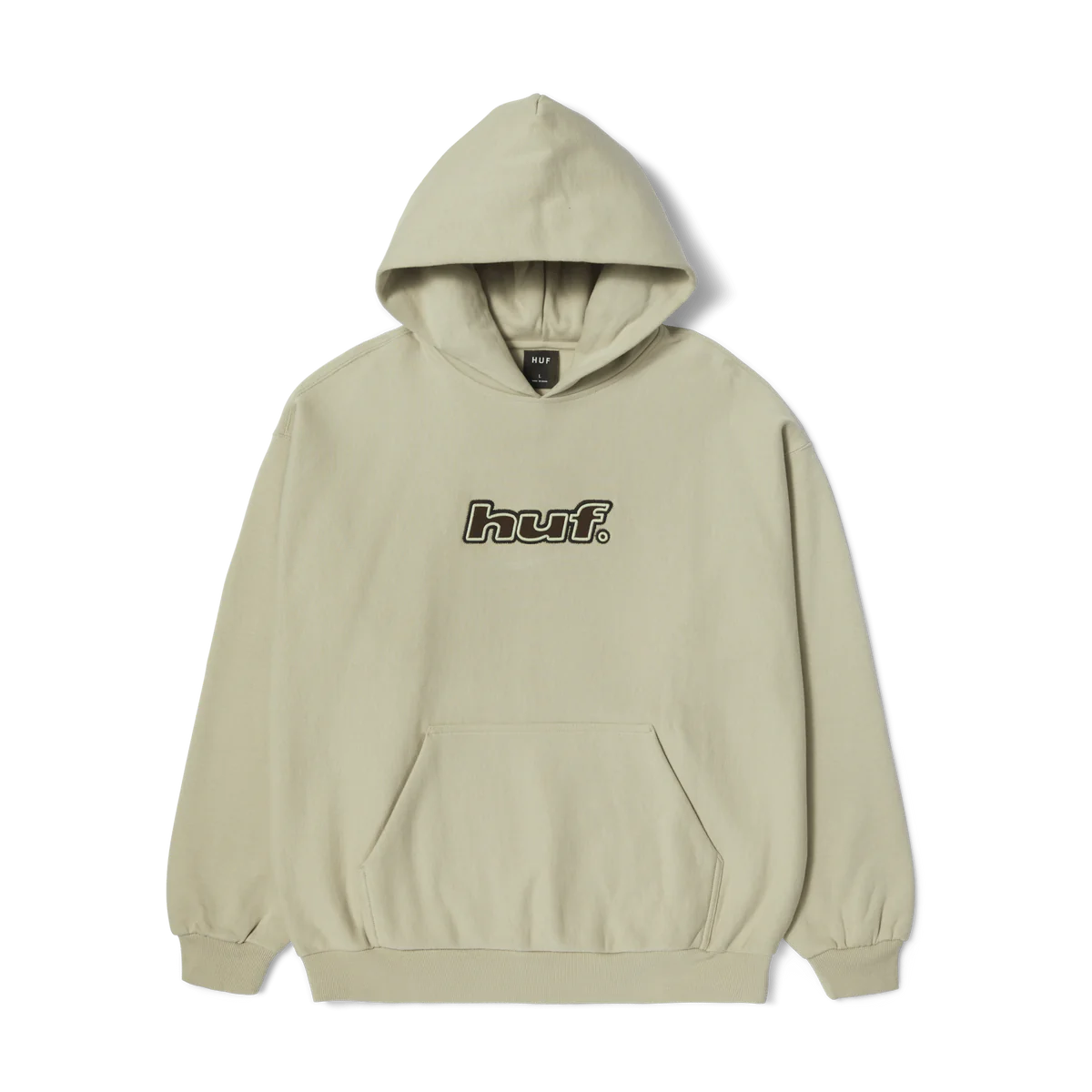 HUF Logo Applique Hooded Fleece – a-man Boardingstore