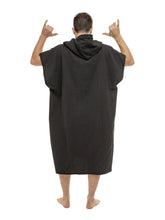 Lade das Bild in den Galerie-Viewer, ALL-IN Light Classic Poncho Black Waffle