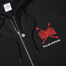 Lade das Bild in den Galerie-Viewer, Polar Skate Co. DEFAULT ZIP HOODIE | WELCOME TO THE NEW AGE - BLACK