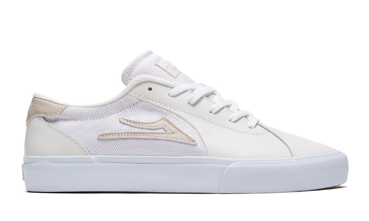Lakai Flaco 2 cream leather a man Boardingstore