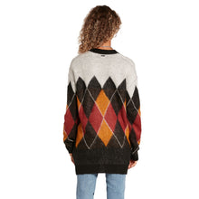 Lade das Bild in den Galerie-Viewer, Volcom - Knitty City Cardi Cardigan - black combo