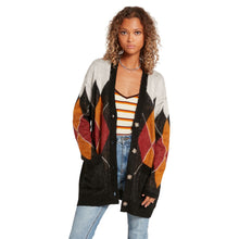 Lade das Bild in den Galerie-Viewer, Volcom - Knitty City Cardi Cardigan - black combo