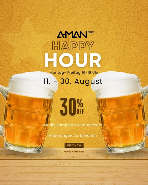 Summer - Sale and a-man Happy Hour