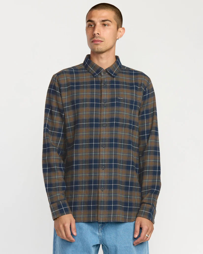 Volcom - Caden Plaid Hemd - NAVY