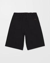 Lade das Bild in den Galerie-Viewer, Volcom - Chillow Pleat 24" Elasticated Waist Chino Shorts - Black
