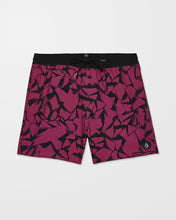 Lade das Bild in den Galerie-Viewer, Volcom-Lido Print Trunk 16" Boardshorts - Sangria
