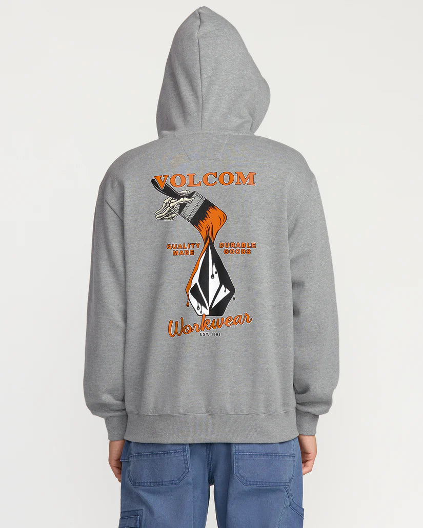 Volcom - Workwear Hoodie - Heather Grey