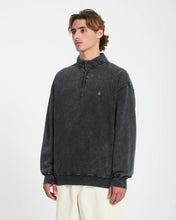 Lade das Bild in den Galerie-Viewer, Volcom - Single Stone Quarter Zip Sweatshirt - Light Acid Black
