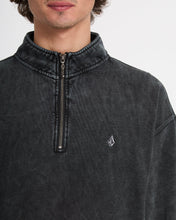 Lade das Bild in den Galerie-Viewer, Volcom - Single Stone Quarter Zip Sweatshirt - Light Acid Black
