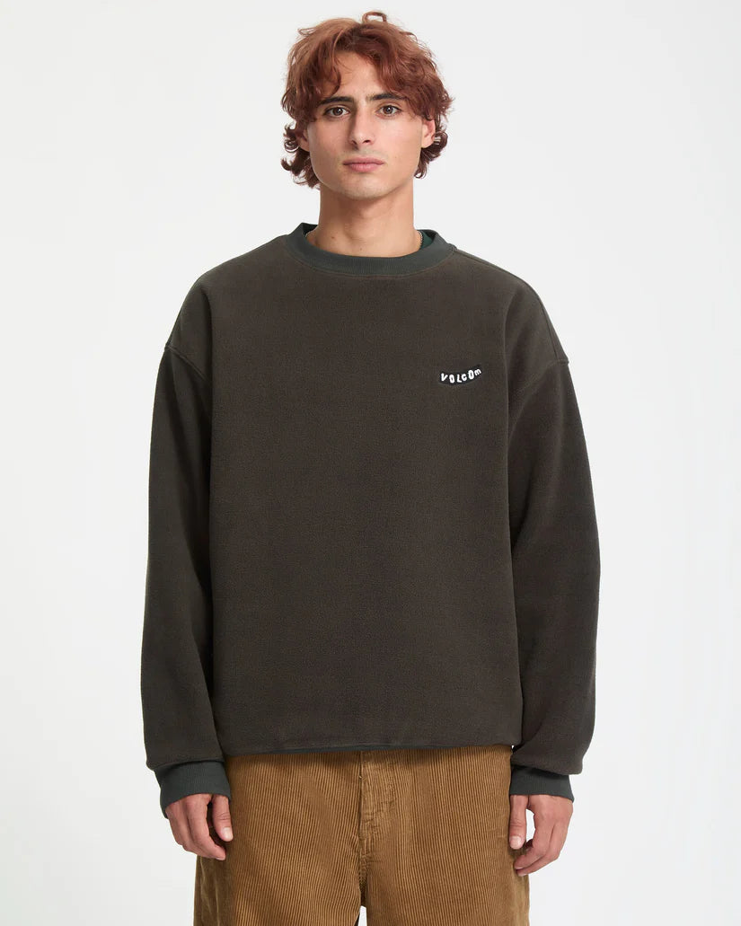 VOLCOM - Too Kool Sweatshirt - Rinsed Black