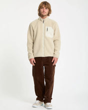 Lade das Bild in den Galerie-Viewer, Muzzer Fuzzar Zip Sherpa Sweatshirt - Stone
