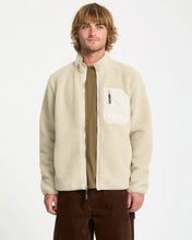 Lade das Bild in den Galerie-Viewer, Muzzer Fuzzar Zip Sherpa Sweatshirt - Stone
