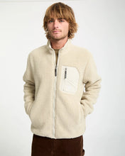 Lade das Bild in den Galerie-Viewer, Muzzer Fuzzar Zip Sherpa Sweatshirt - Stone
