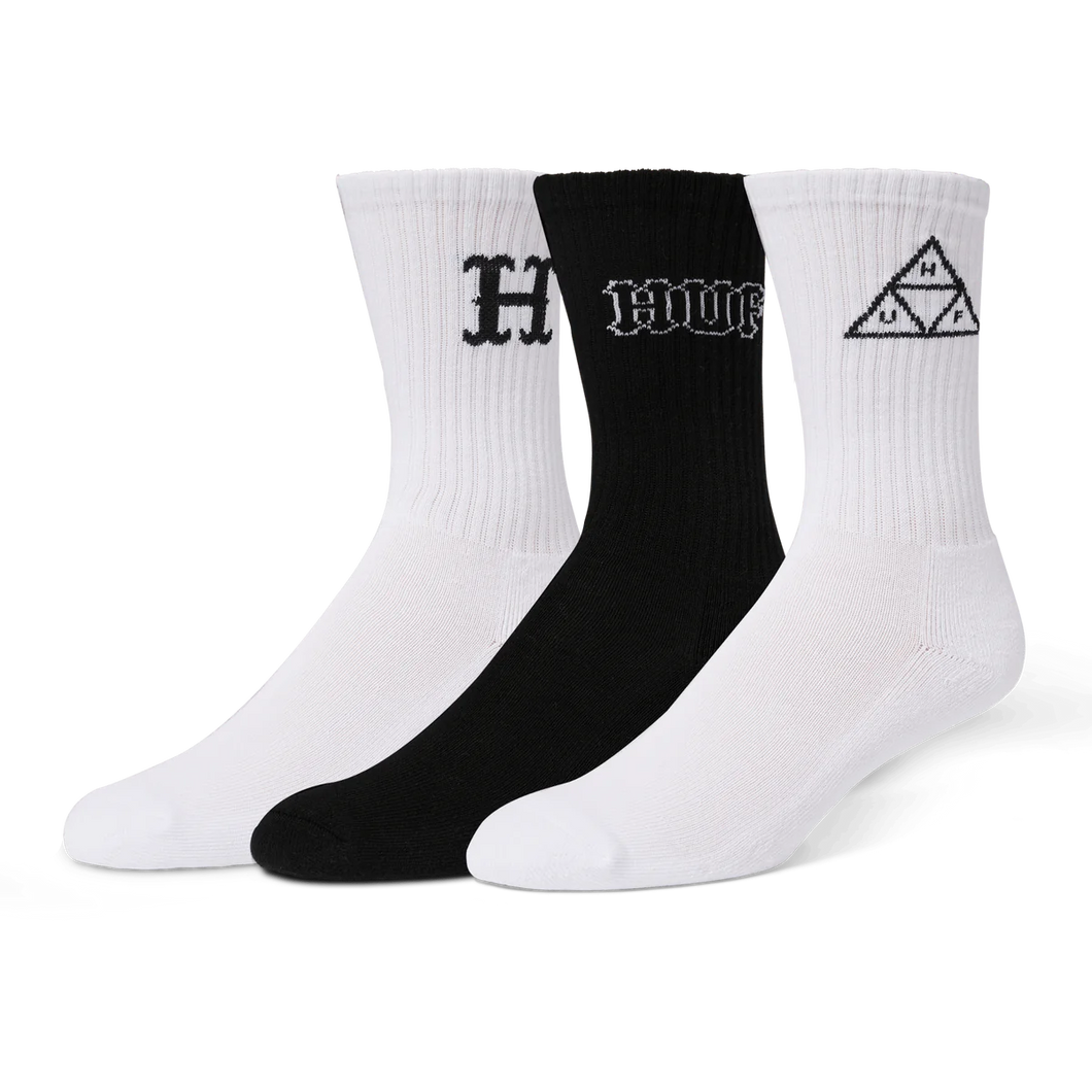 HUF Core 3-Pack Pullover Sock