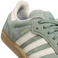 Lade das Bild in den Galerie-Viewer, Adidas Samba - Silver Green / Wonder White / Gold Metallic
