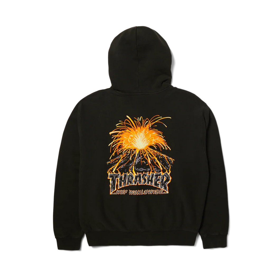 HUF x Thrasher Meltdown Heavyweight Hoodie