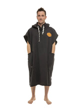 Lade das Bild in den Galerie-Viewer, ALL-IN Light Classic Poncho Black Waffle
