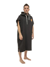 Lade das Bild in den Galerie-Viewer, ALL-IN Light Classic Poncho Black Waffle
