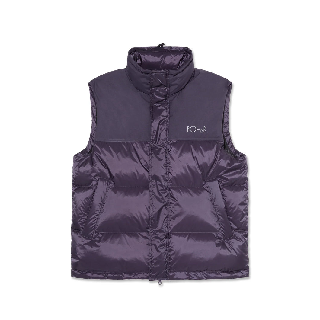 Polar Skate Co. - Basic Puffer Vest - Dark Violet