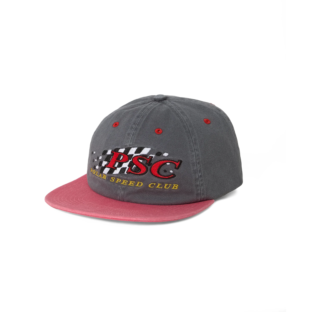 Polar Skate Co. - Michael Cap | Polar Speed Club - Grey/Red