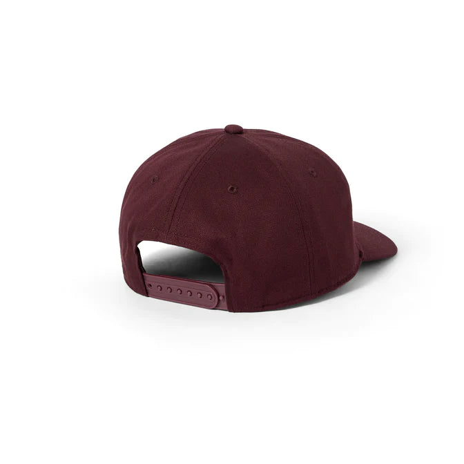 Polar Skate Co. JAKE CAP | TWILL | STRETCH LOGO - DARK WINE