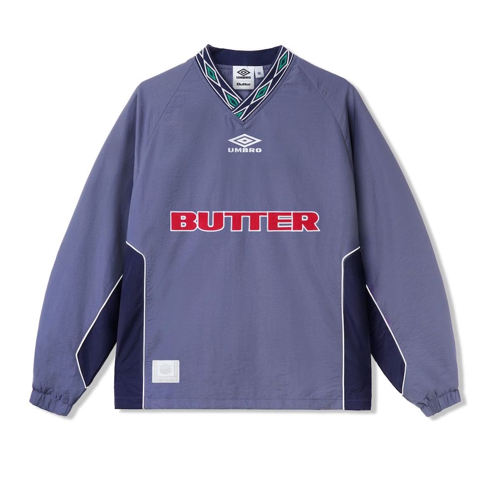 Butter Goods x Umbro - Training Pullover, Slate / Navy