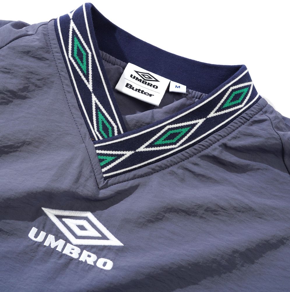 Butter Goods x Umbro - Training Pullover, Slate / Navy – a-man