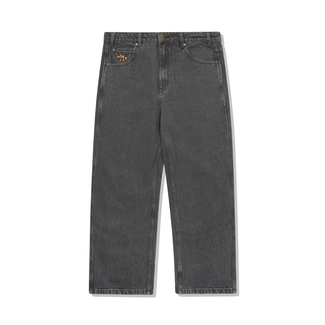 Butter Goods - Pooch Relaxed Denim Jeans, Washed Grey