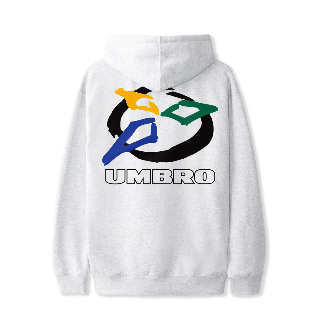 Butter Goods x Umbro - Ball Pullover Hood, Ash