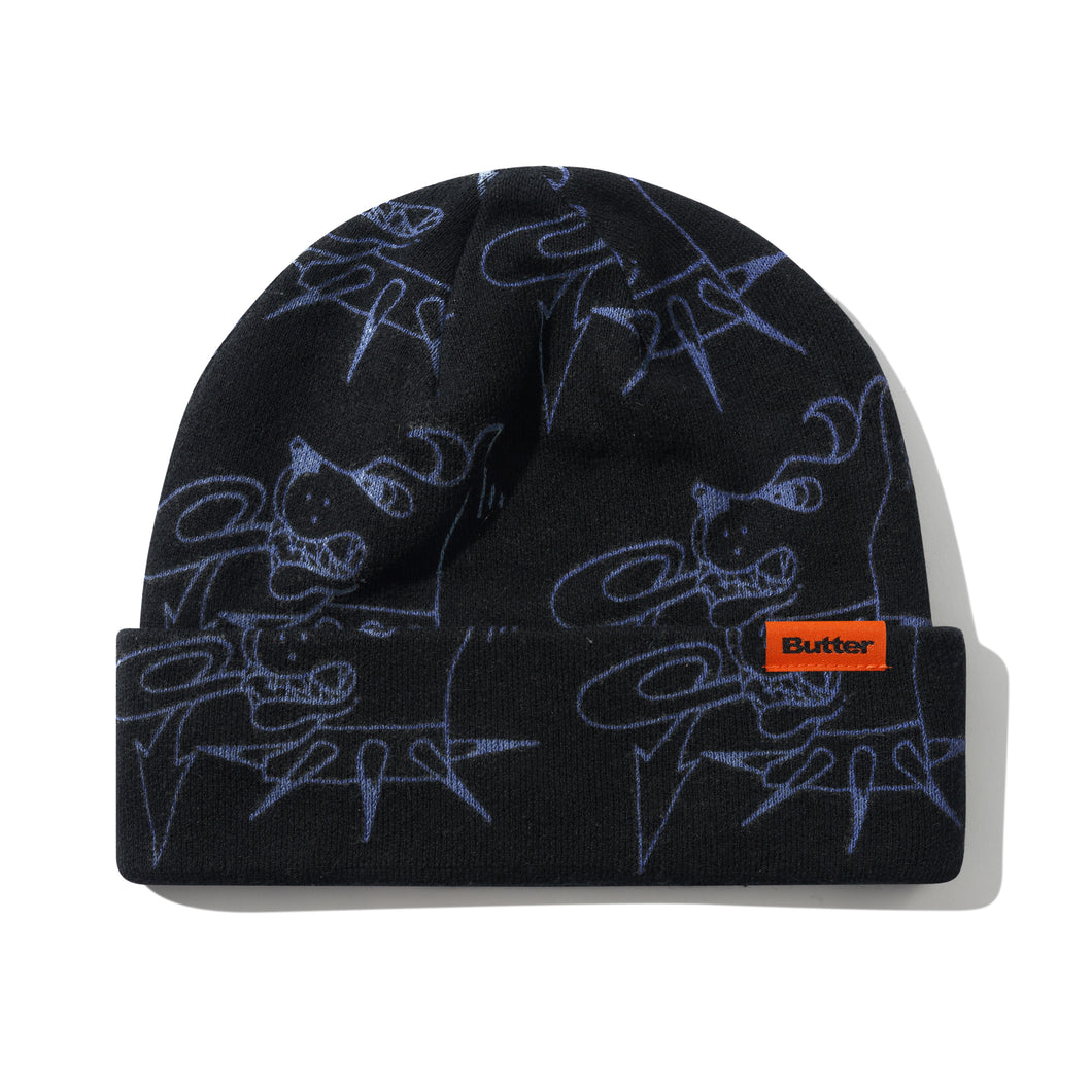 Butter Goods - Canine Beanie, Black