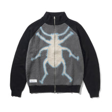 Lade das Bild in den Galerie-Viewer, Butter Goods - Beetle Zip-Thru Knit Sweater, Black
