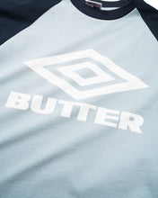 Lade das Bild in den Galerie-Viewer, Butter Goods - Diamond Logo Raglan Tee, Slate / Navy
